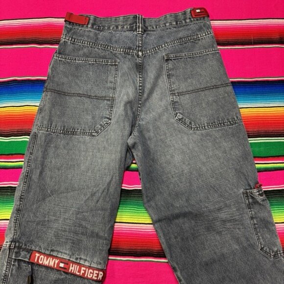 Vintage Tommy Hilfiger Carpenter Jeans Mens 32x32 (Fit 30x31) Baggy Loose Y2K - Picture 3 of 8
